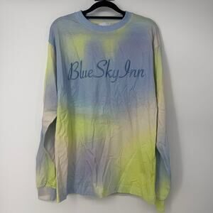 Blue Sky Inn Tie Dye Long Sleeve Tee Mens Size S